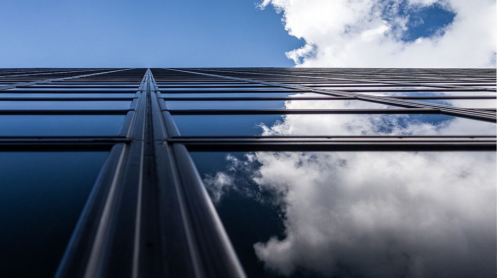 corporate | hope | building |sky | clouds