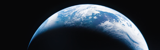 immagine della Terra vista dalla Luna